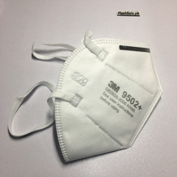3M 9502+ N95 FFP2 PM2.5 Particulate Respirator Dust Smog Virus Headband Style Mask
