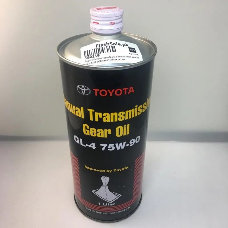 Toyota Genuine Japan Manual Transmission Gear Oil GL4 75W90 1 Liter 0888581026