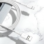 Baseus USB-A to Lightning 1m 2.4A Data Sync and Fast Charging Soft TPE Cable with Cable Strap