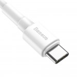 Baseus USB-A to Type-C 1m 3A Data Sync and Fast Charging Soft TPE Cable with Cable Strap