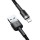 Baseus Cafule USB-A to Lightning 1m 2.4A Data Sync and Fast Charging High-density Nylon Braided Cable with Cable Strap