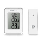 Digoo DG-TH1980 Digital Indoor and Outdoor LCD Temperature Monitor with Clock