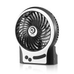Digoo DF-002 Rechargeable Portable Fan with LED Light