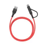 BlitzWolf BW-MT3 2-in-1 Type-C and Micro USB 3A Sync and Fast Charging Data Cable
