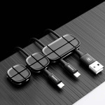 Baseus Cross Peas Flexible Silicone Desktop Cable Clips Holder Organizer