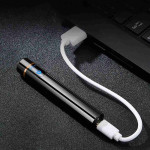 USB Rechargeable Windproof Electronic Touch Sensor Flameless Lighter