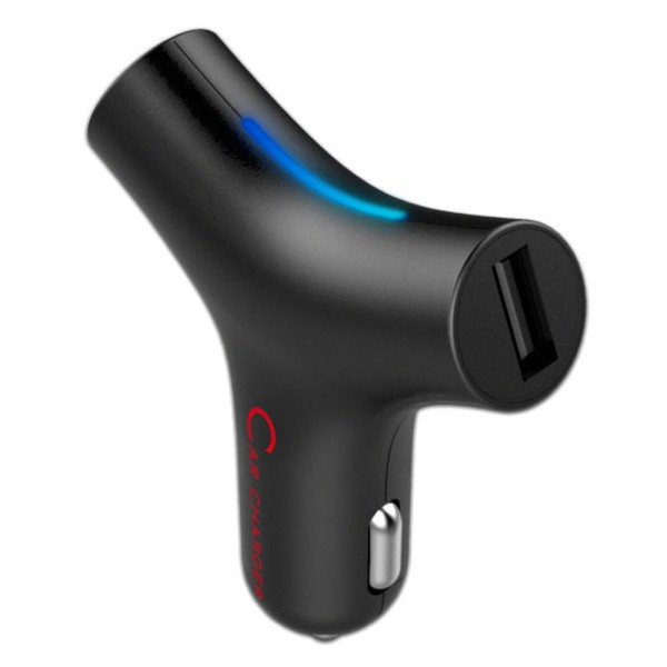 MIPOW Y-Shape Dual-Port USB Car Fast Charger