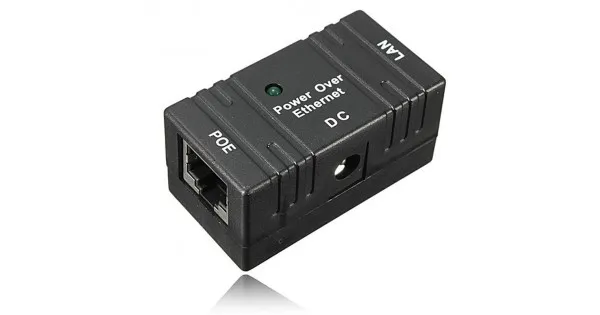 PoE Power Over Ethernet 100Mbps Injector for CCTV IP Camera and