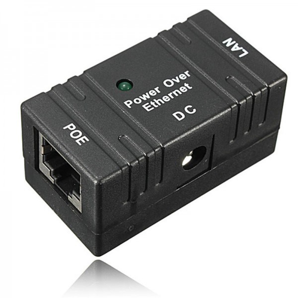 PoE Power Over Ethernet 100Mbps Injector for CCTV IP Camera and Networking