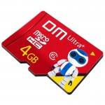 DM 4GB FullHD MicroSDHC Ultra Plus Class 6 Card
