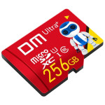 DM 256GB 4K MicroSDXC UHS-I Ultra Plus U1 Class 10 Card