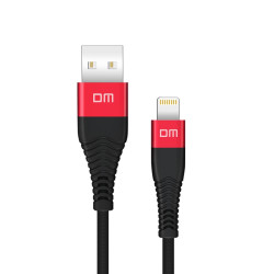 DM Lightning 2.4A 1.2m Data Sync and Fast Charging Braided Cable