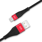DM Micro USB 2.4A 1.2m Data Sync and Fast Charging Braided Cable