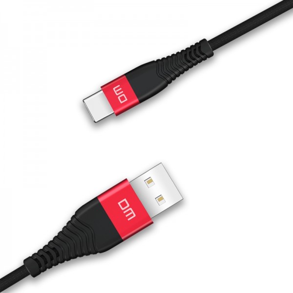 DM Type-C 3A 1.2m Data Sync and Fast Charging Braided Cable