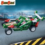 BanBao 6965 Gaoke Tianma Warrior Pullback Action Race Car Model Building Blocks DIY Educational Set (138 pcs)