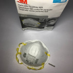 3M 8210 N95 PM2.5 Particulate Respirator Dust Smog Virus Cup Style Mask