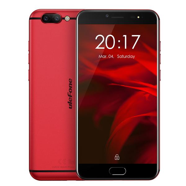 Ulefone Gemini Pro Global Version 5.5 inch 4GB RAM 64GB ROM Mediatek MT6797 Helio X27 Deca core 4G Smartphone (Red)