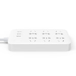 Xiaomi Mijia Power Strip Extension - 6 Power Sockets and 3 USB 2.1A Quick Charge Version (White)