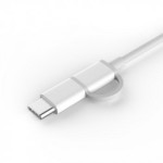 Xiaomi ZMI 2-in-1 Micro USB 2.4A Type-C 3A 1m Quick Charge 3.0 Data Cable