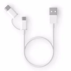 Xiaomi ZMI 2-in-1 Micro USB 2.4A Type-C 3A 1m Quick Charge 3.0 Data Cable