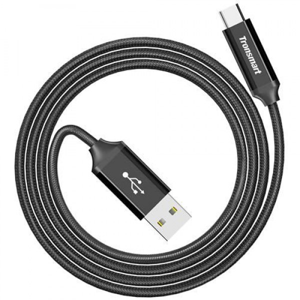 Tronsmart CPP5 PowerLink Braided Nylon USB-C to USB-A 2.0 Charging and Syncing Cables 1x0.3m + 1x1m + 1x1.8m (3-Pack)