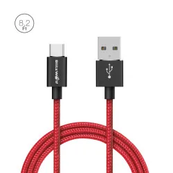 BlitzWolf BW-TC3 Braided Type-C 3A 2.5m Quick Charge 3.0 Sync and Charge Cable