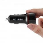 BlitzWolf BW-SD1 24W Dual-Port USB Car Charger With Power3S Tech