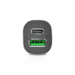 BlitzWolf BW-C7 33W Qualcomm Certified Quick Charge QC 2.0 Type-C and USB Port Car Fast Charger