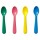 IKEA KALAS 4-piece Spoon Set - Bright Colors