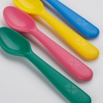 IKEA KALAS 4-piece Spoon Set - Bright Colors