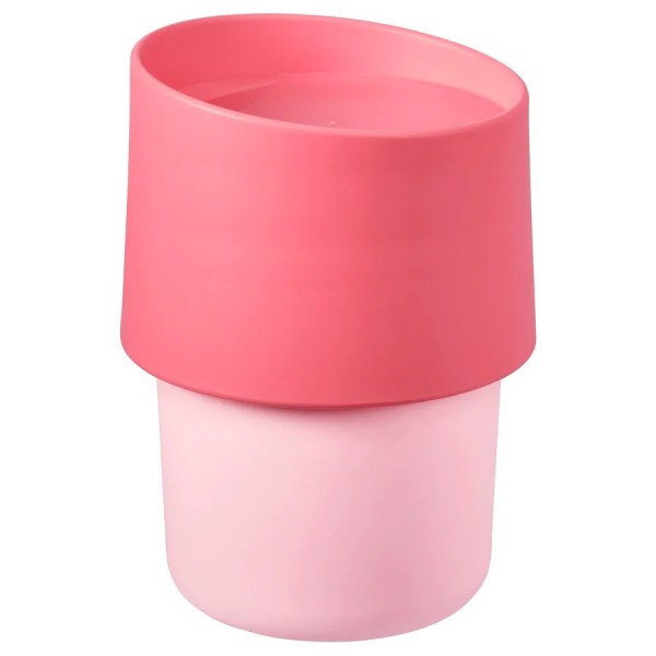 IKEA TROLIGTVIS Travel Mug - Pink