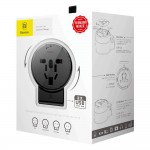Baseus 2-in-1 Rotation Type Universal Travel Adapter with Dual 2.4A USB Fast Charger