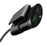 LDNIO C502 Front and Back Seats 5V 5.1A 25.5W Auto-ID 4-port Dual USB Car Charger
