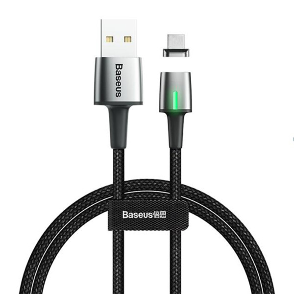 Baseus Lightning 2.4A Fast Charging and Data Sync Zinc Magnetic Braided Cable Kit