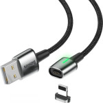 Baseus Lightning 2.4A Fast Charging and Data Sync Zinc Magnetic Braided Cable Kit