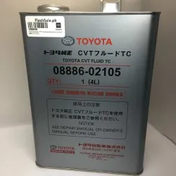Toyota Genuine Japan CVTF TC Continuously Variable Transmission Fluid TC 4 Liters 08886-02105