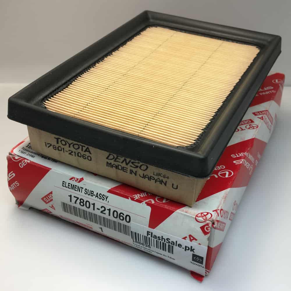 toyota genuine japan air filter 17801-21060