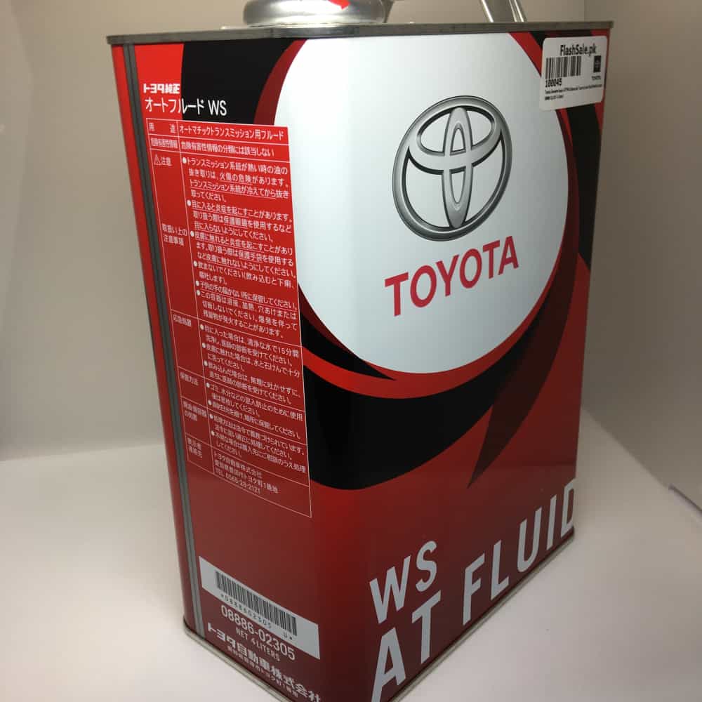 Atf ws lifetime. WS 4 Liters auto transmission Fluids 08886-81855.