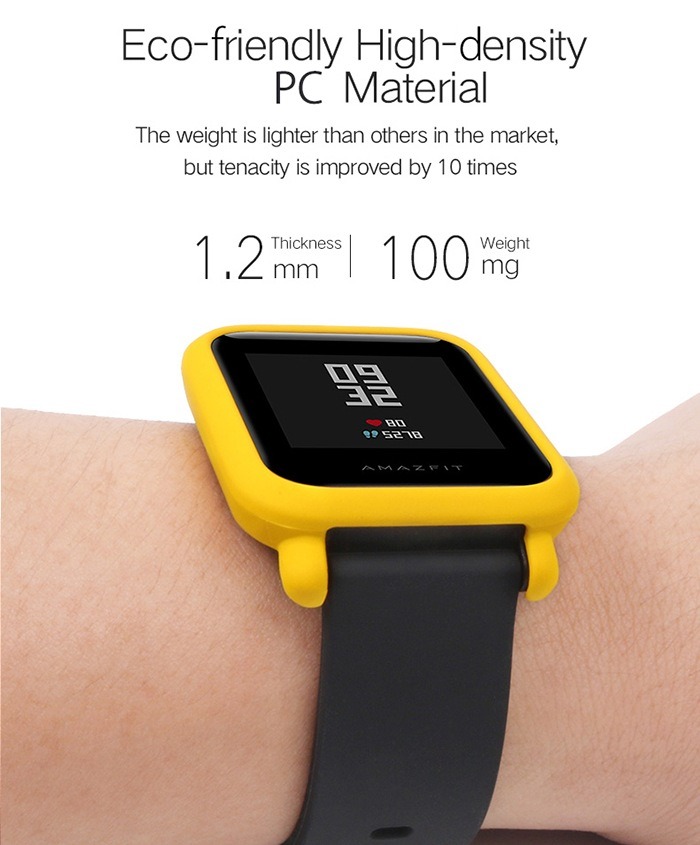 tamister watch cover bezel protective bumper for xiaomi huami amazfit bip youth edition