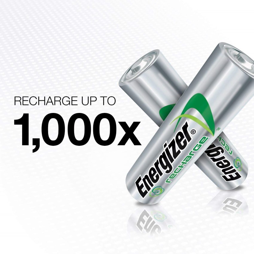 Energizer AAA Recharge Plus 700mAh NiMH Rechargeable Batteries 2Pack