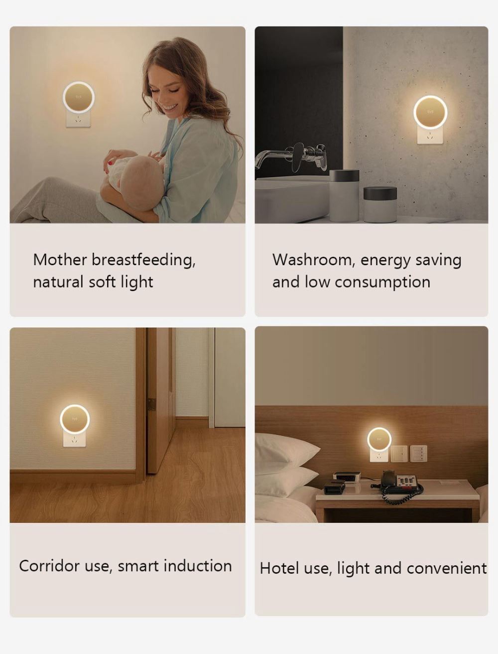 xiaomi yeelight ylyd03yl smart induction wall-plugged night light