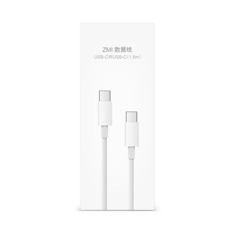 xiaomi zmi al301 type-c to type-c 3a 1.5m quick charge pd sync and charge cable