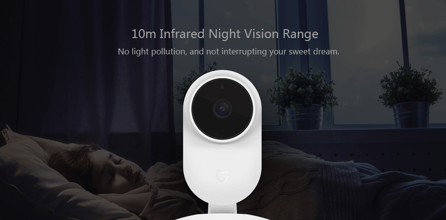xiaomi mijia 1080p smart infrared night vision ip camera