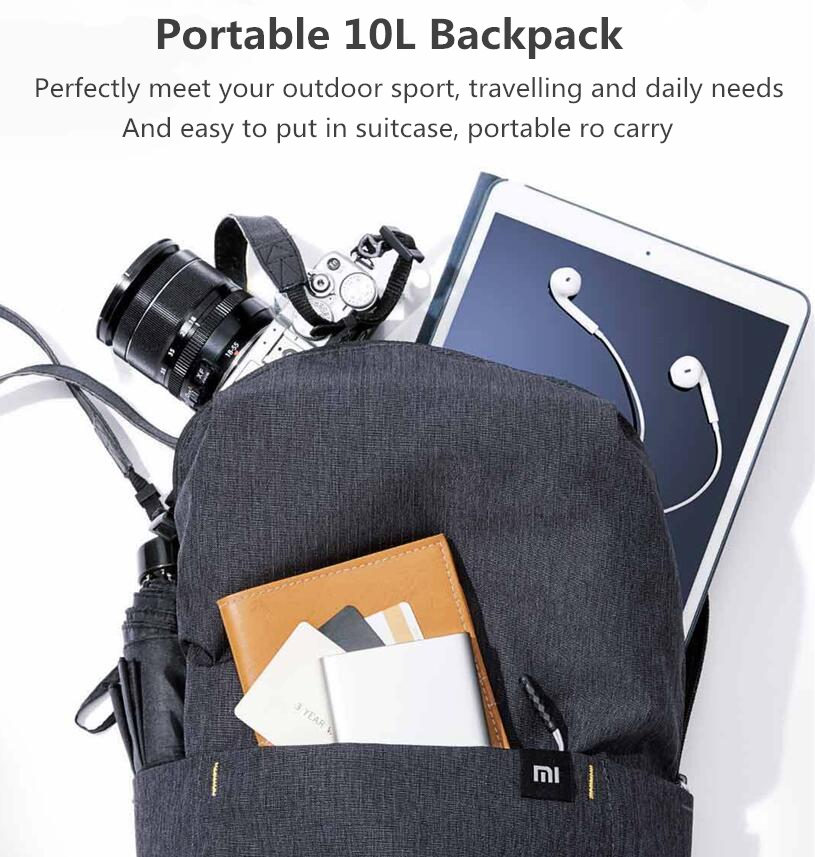 xiaomi mi 10l water repellent backpack