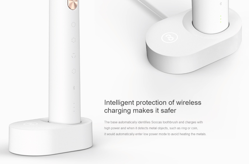 xiaomi soocas soocare x3s platinum smart bluetooth sonic electric toothbrush platina plus (upgraded version)