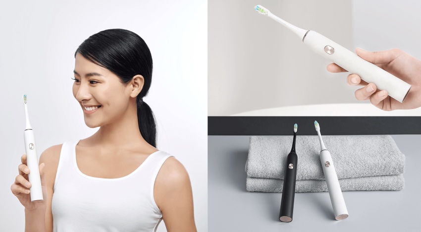 xiaomi soocas soocare x3s platinum smart bluetooth sonic electric toothbrush platina plus (upgraded version)