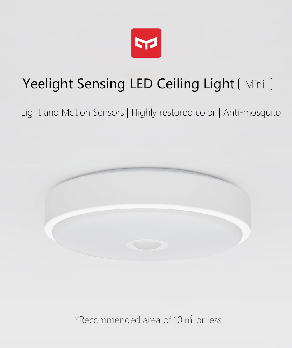 xiaomi yeelight motion sensor ceiling led light
