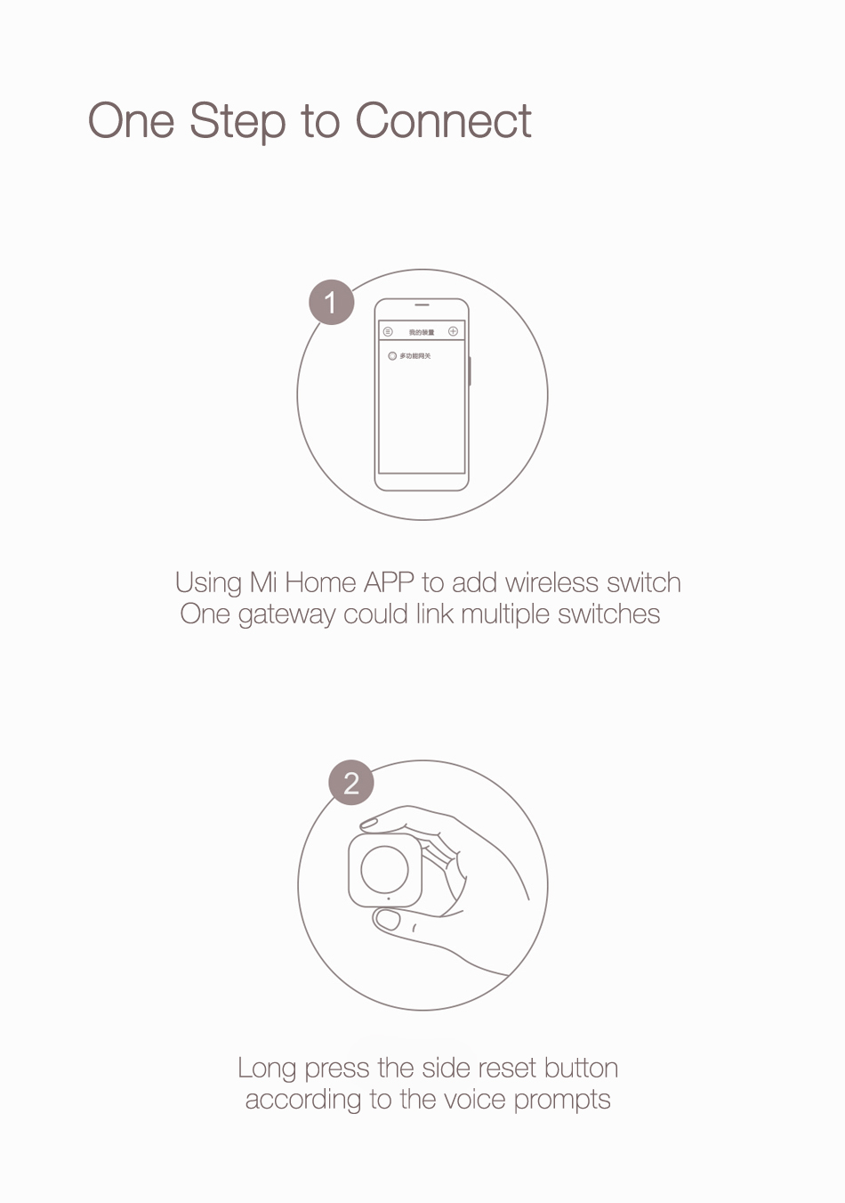 xiaomi aqara wireless smart switch (upgraded gyroscope version)