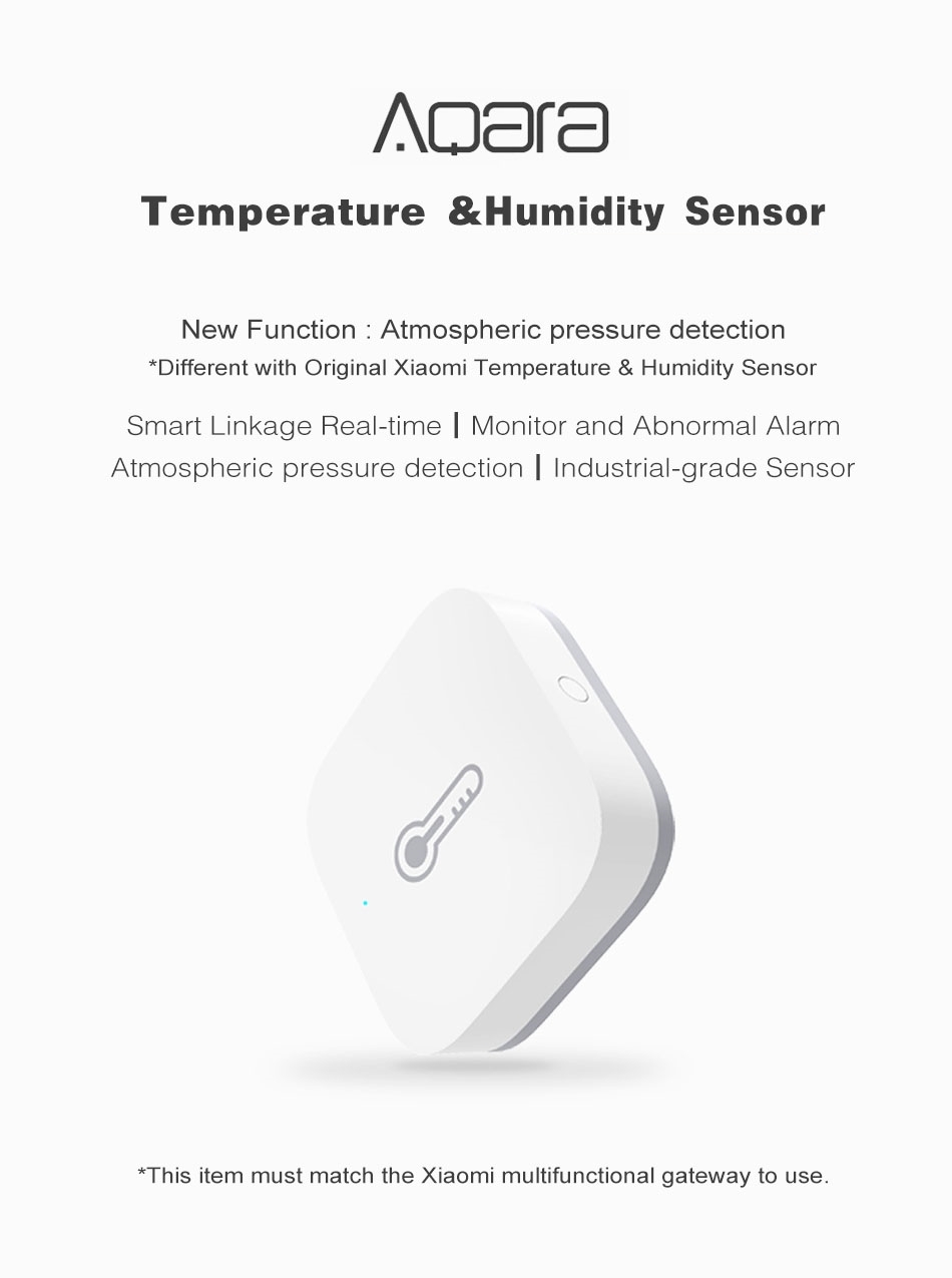 xiaomi aqara smart temperature and humidity sensor