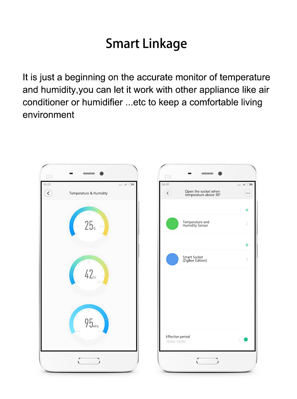 xiaomi aqara smart temperature and humidity sensor